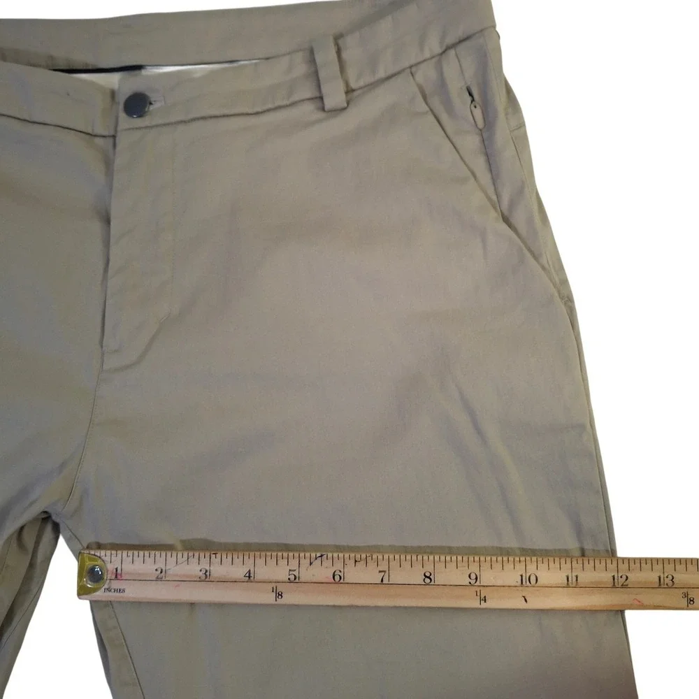 Lululemon Commission Pant Classic Fit Men's 36x33 Tan Khaki Technical Chino